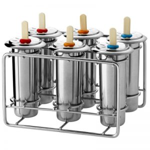 PopSicleMold i rustfrit staal rund fra Pulito